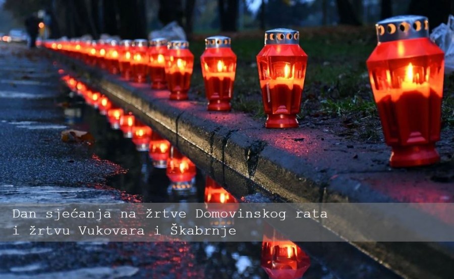 [18.11.2022.] Dan sjećanja na žrtve Domovinskog rata i žrtvu Vukovara i Škabrnje
