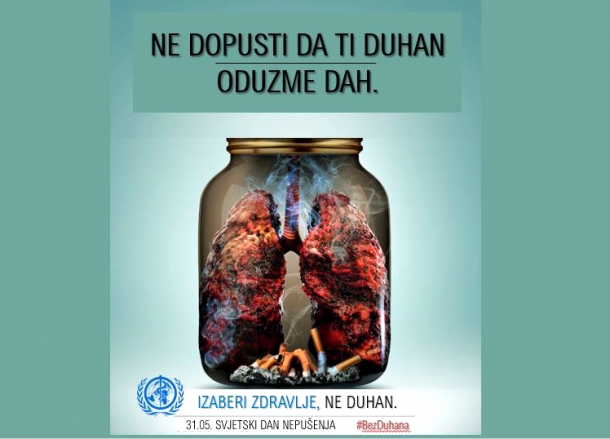 [31.05.2019.] Svjetski dan nepušenja: &quot;Duhan i zdravlje pluća&quot;